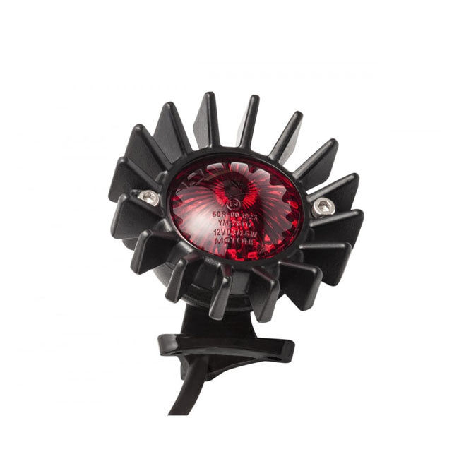 Motone, Big Fin Tail Light with Fender Mount. Black