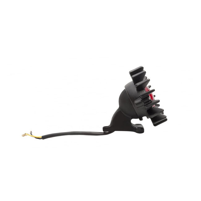Motone, Big Fin Tail Light with Fender Mount. Black