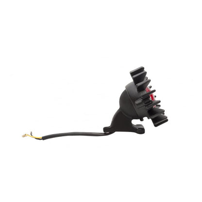 Motone, Big Fin Tail Light with Fender Mount. Black