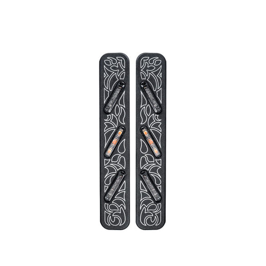 Killer Custom, 3 in 1 'Tribal' LED Tail Light/turn Signals