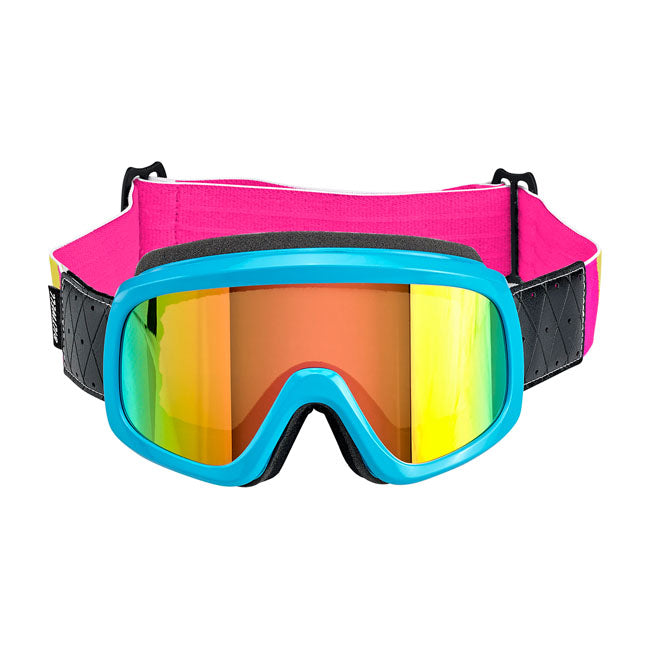Biltwell Overland 2.0 Tri-Stripe goggle jet boat from Biltwell at Pedro’s Parts