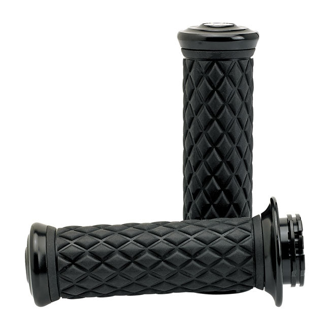 Biltwell Alumicore grips. Black from Biltwell at Pedro’s Parts