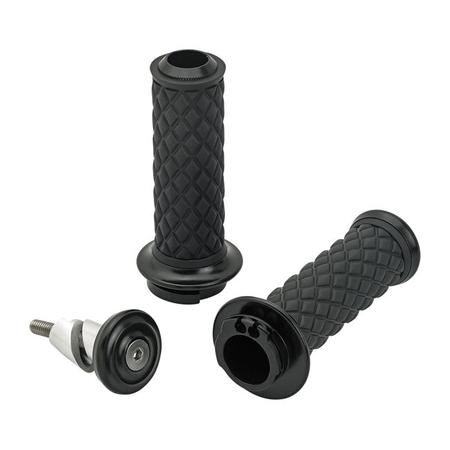 Biltwell Alumicore grips. Black from Biltwell at Pedro’s Parts