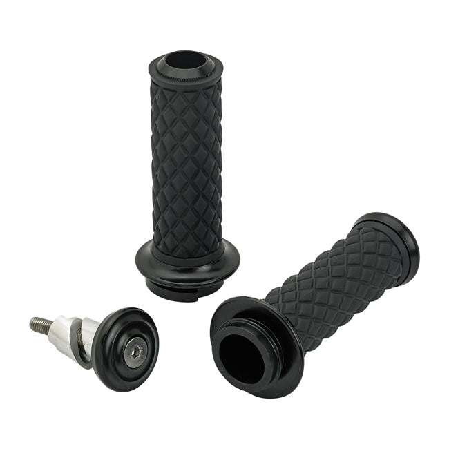 Biltwell Alumicore grips. Black from Biltwell at Pedro’s Parts