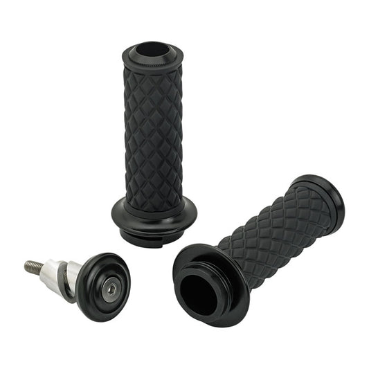 Biltwell Alumicore grips. Black from Biltwell at Pedro’s Parts