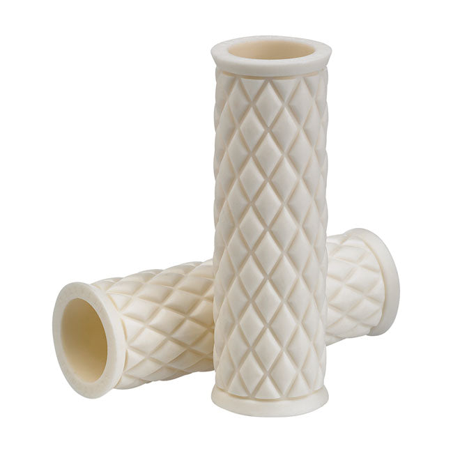 Biltwell Alumicore replacement grip sleeves white from Biltwell at Pedro’s Parts