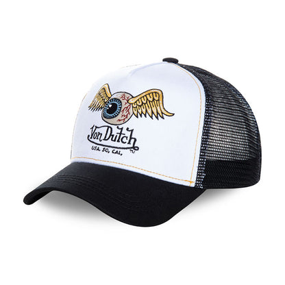 Von Dutch Eyes Baseball Cap White/black