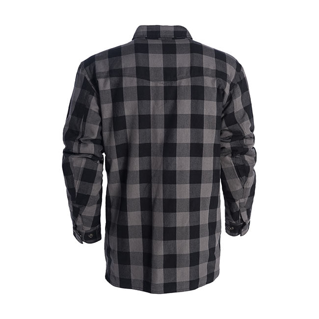 WCC Dominator Riding Flannel Shirt Grey/black CE Appr