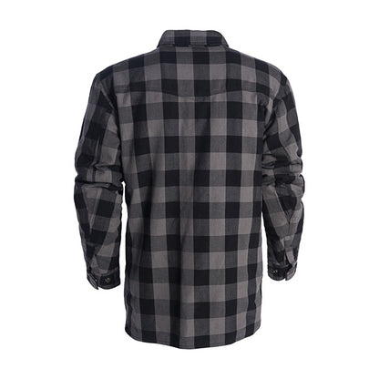 WCC Dominator Riding Flannel Shirt Grey/black CE Appr