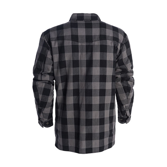 WCC Dominator Riding Flannel Shirt Grey/black CE Appr