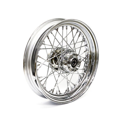 3.00 X 16 Rear Wheel 40 Spokes Chrome