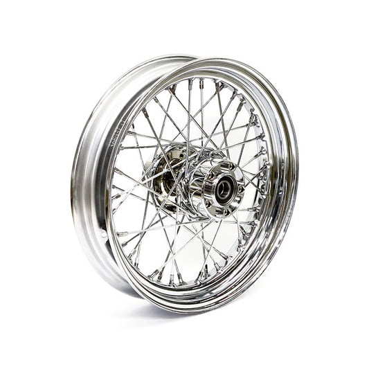 3.00 X 16 Rear Wheel 40 Spokes Chrome