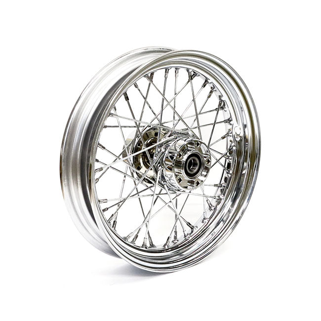 3.00 X 16 Rear Wheel 40 Spokes Chrome