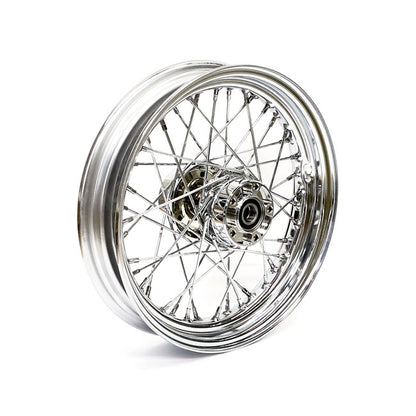 3.00 X 16 Rear Wheel 40 Spokes Chrome