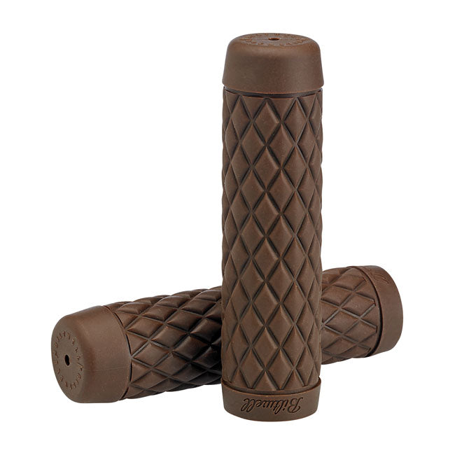 Biltwell 1" TPV grips Torker chocolate from Biltwell at Pedro’s Parts