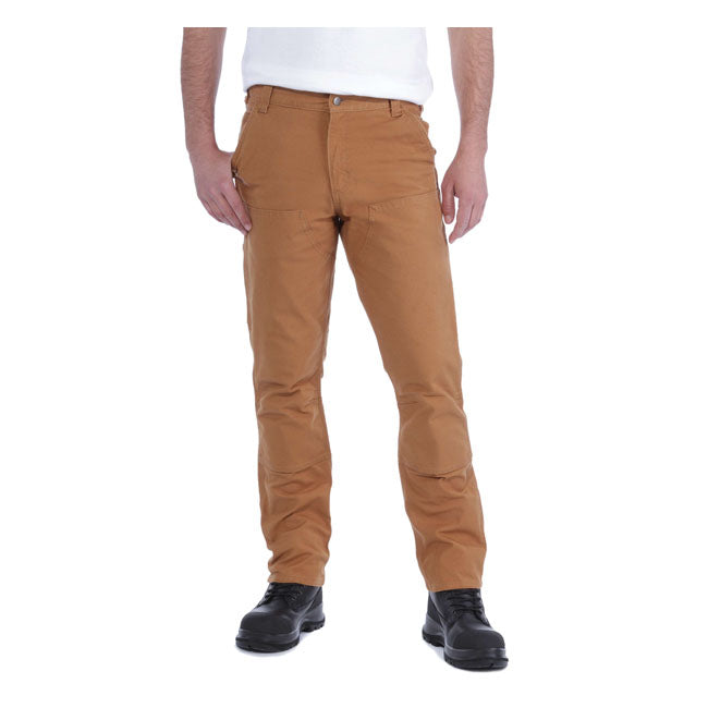 Carhartt Work Pants Stretch Duck Double Front Carhartt Brown - Carhartt product image 2