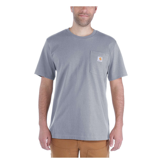 Carhartt K87 Pocket T-Shirt Heather Gray - Carhartt product image 2