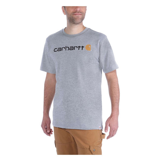 Carhartt Core Logo T-Shirt Heather Gray - Carhartt product image 2