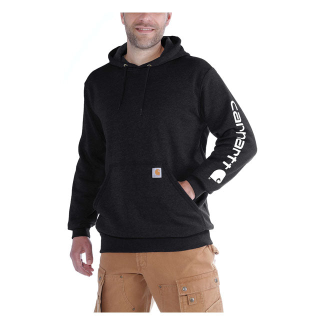 Carhartt Sleeve Logo Hoodie Black - Carhartt product image 2