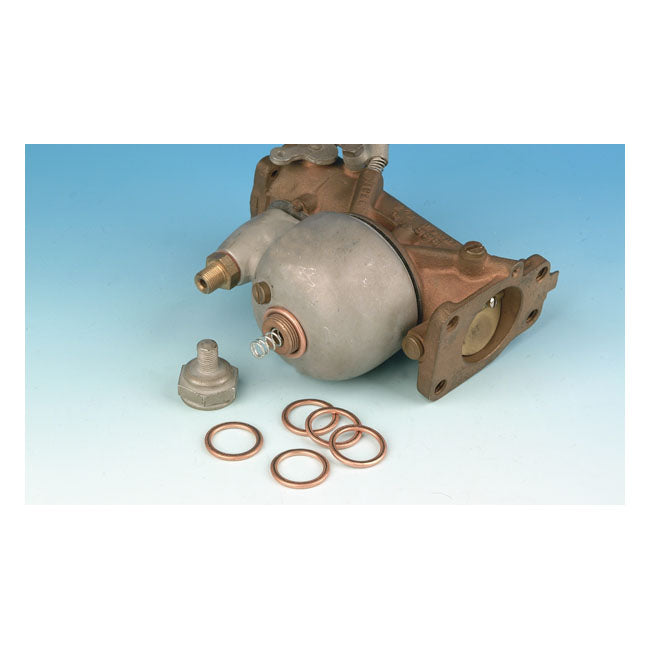 James Gaskets Copper crush ring floatbowl nut Linkert carb