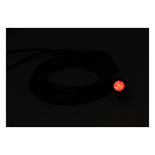 3/8 Indicator Light. Red, No Symbol