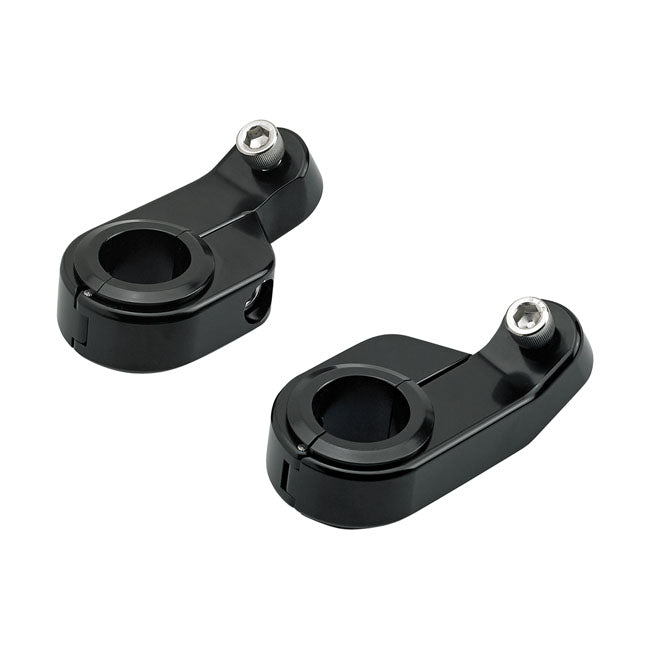 Biltwell angled o/s speed clamps black from Biltwell at Pedro’s Parts