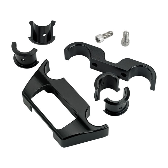Biltwell digital Softail dash panel housing. Black from Biltwell at Pedro’s Parts