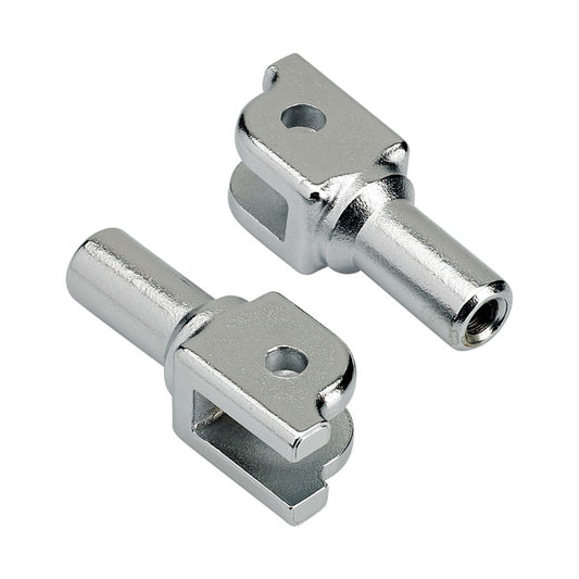 Biltwell foot peg clevis rider. Chrome from Biltwell at Pedro’s Parts