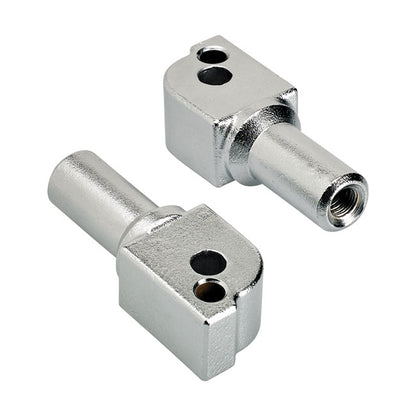 Biltwell foot peg clevis passenger. Chrome from Biltwell at Pedro’s Parts