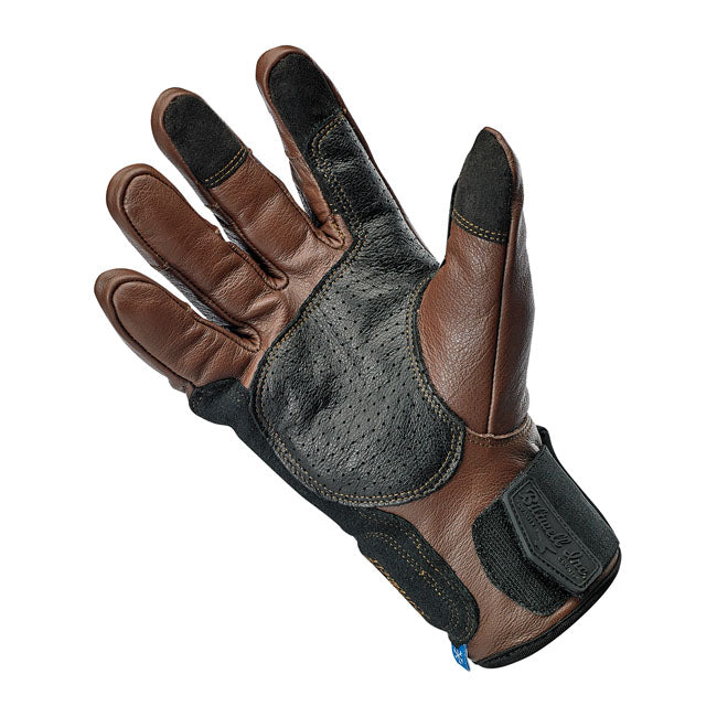Biltwell Belden Gloves chocolate/black from Biltwell at Pedro’s Parts