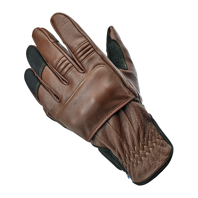 Biltwell Belden Gloves chocolate/black from Biltwell at Pedro’s Parts