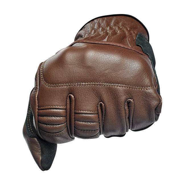 Biltwell Belden Gloves chocolate/black from Biltwell at Pedro’s Parts