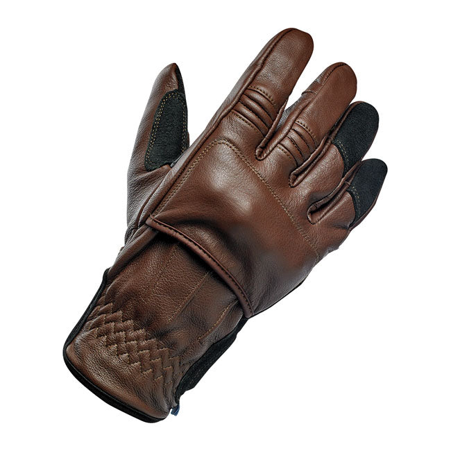 Biltwell Belden Gloves chocolate/black from Biltwell at Pedro’s Parts