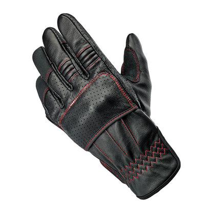 Biltwell Borrego Gloves black/redline from Biltwell at Pedro’s Parts