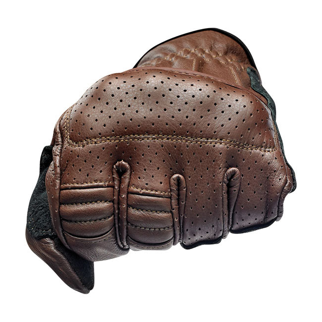 Biltwell Borrego Gloves chocolate/black CE appr. from Biltwell at Pedro’s Parts