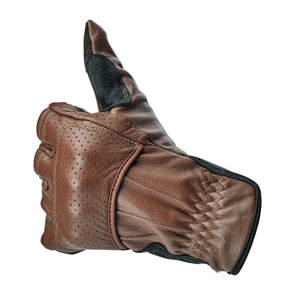 Biltwell Borrego Gloves chocolate/black CE appr. from Biltwell at Pedro’s Parts