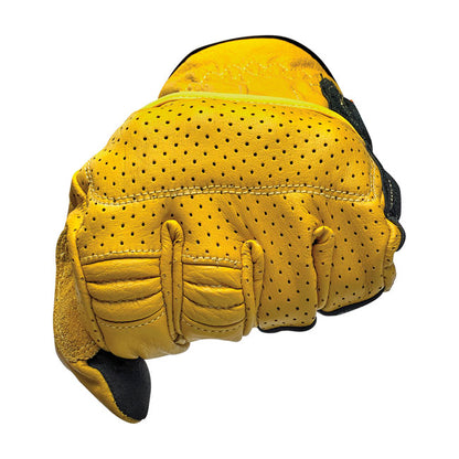Biltwell Borrego Gloves gold/black from Biltwell at Pedro’s Parts