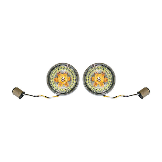 Custom Dynamics ProBEAM Bullet Style Dynamic Ringz LED Inserts - Smoke Lens / White LEDs