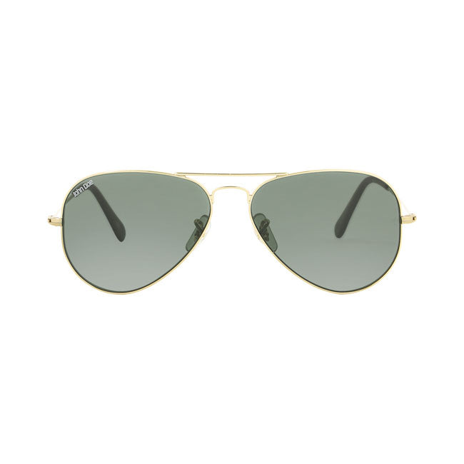 John Doe Aviator Sunglasses Shiny Gold