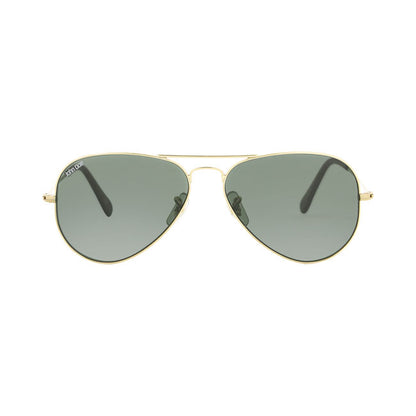 John Doe Aviator Sunglasses Shiny Gold