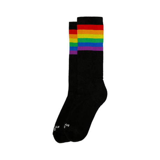 American Socks Rainbow Pride Mid High Classic Socks Black - product image