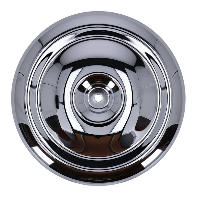 Mikuni, HSR42 Air Cleaner Cover (with Cut-Out). Chrome