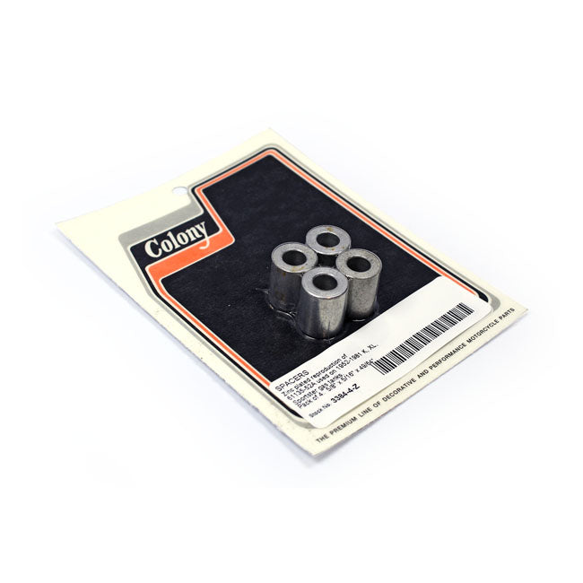 Colony, Gas Tank Spacer Set (4) Zinc