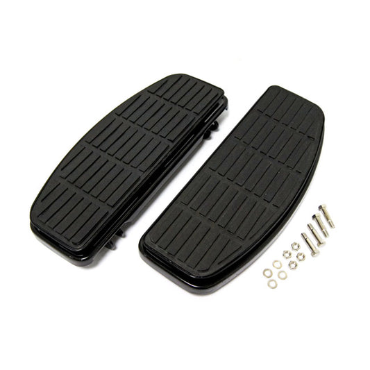 Traditional Shaped Floorboards. Black