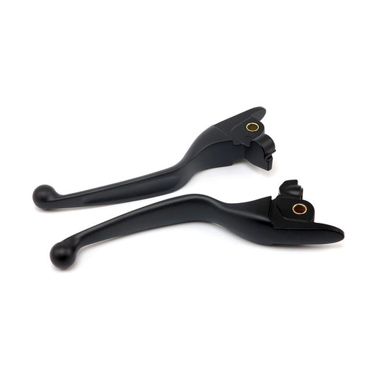 Handlebar Lever Kit, Wide Blade, Black