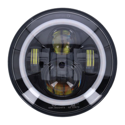Bright, 7" LED Headlamp. Black