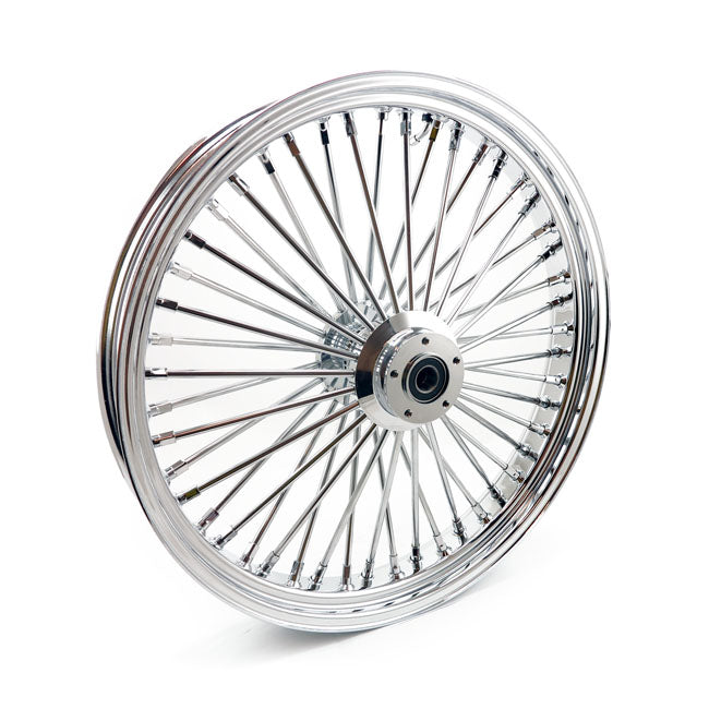 Radial 48 Fat Spoke Front Wheel 3.50 X 23 DF Chrome