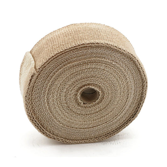 Exhaust Insulating Wrap. 2" Wide Light Brown