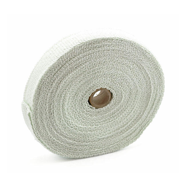 Exhaust Insulating Wrap. 1" Wide White