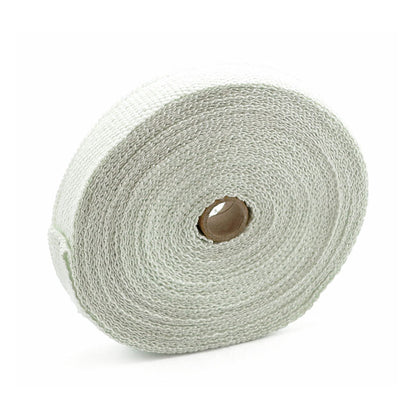 Exhaust Insulating Wrap. 1" Wide White